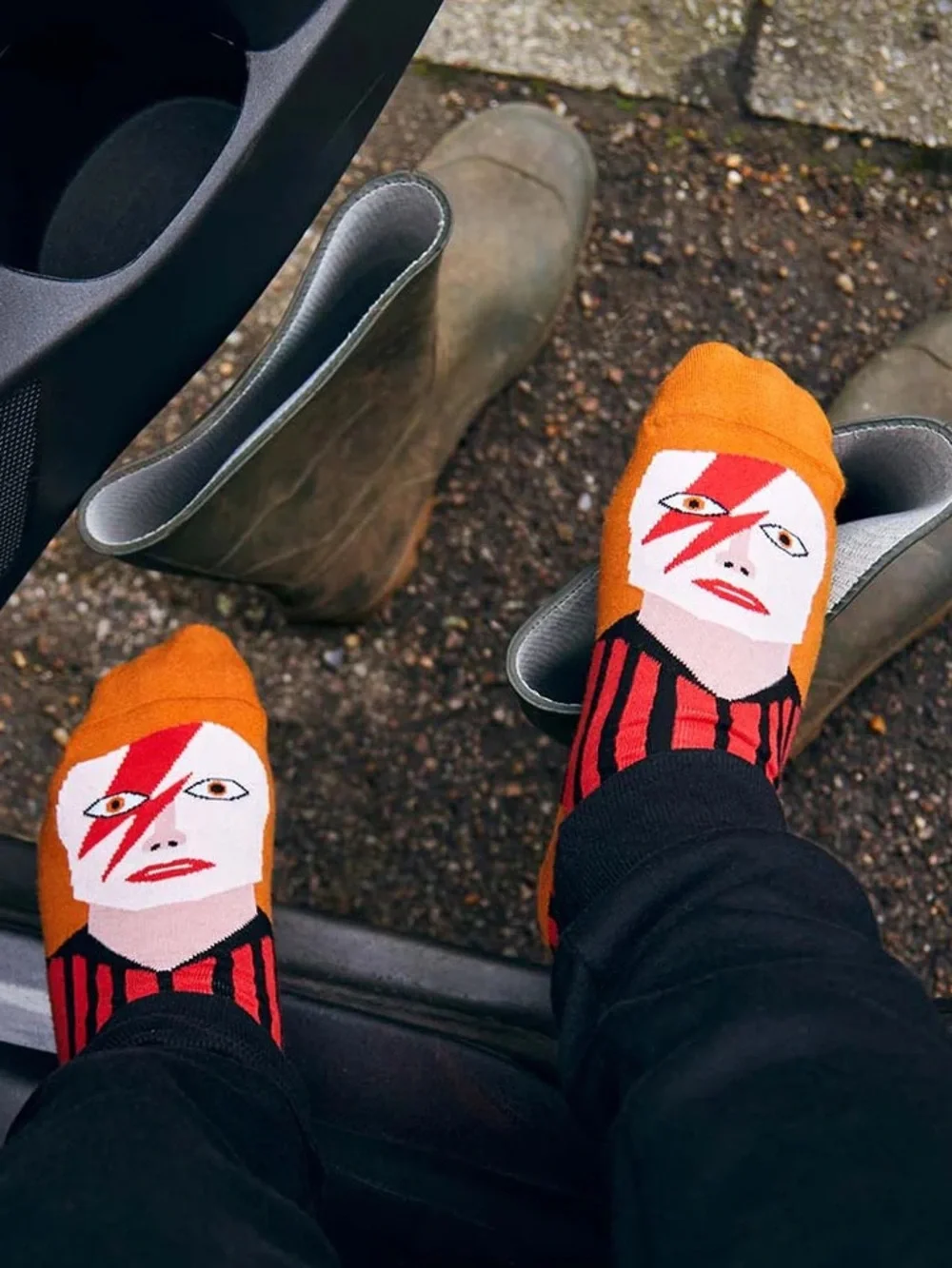 New Chatty Feet David Toewie Unisex Socks